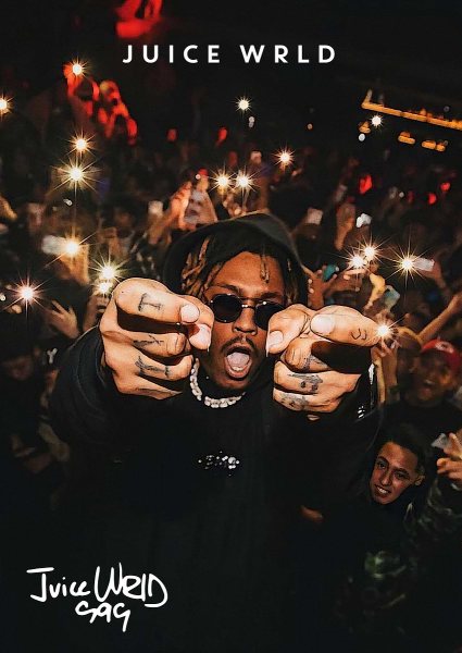 Juice Wrld Müzik Posteri – Duvar Tablosu duvarda gerçek ölçek
