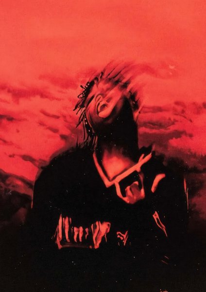 Juice Wrld Rapper Müzik Posteri – Duvar Tablosu duvarda gerçek ölçek