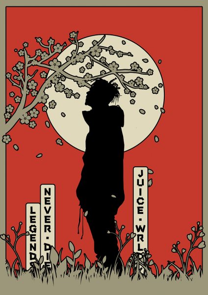 Juice WRLD Skysaw Müzik Posteri – Duvar Tablosu duvarda gerçek ölçek