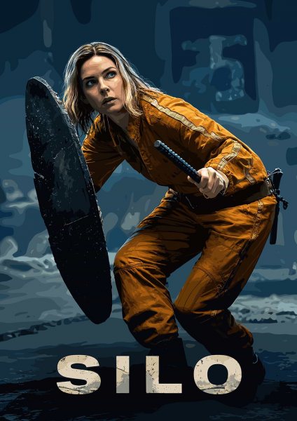 Juliette Nichols from Silo TV Series Film Posteri – Duvar Tablosu duvarda gerçek ölçek