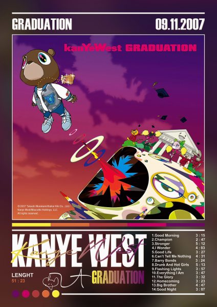 Kanye West Graduation Album Müzik Posteri – Duvar Tablosu poster görseli