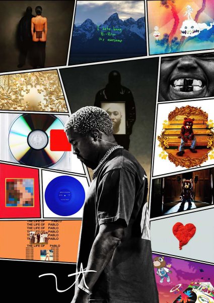 Kanye West Müzik Posteri – Duvar Tablosu poster görseli