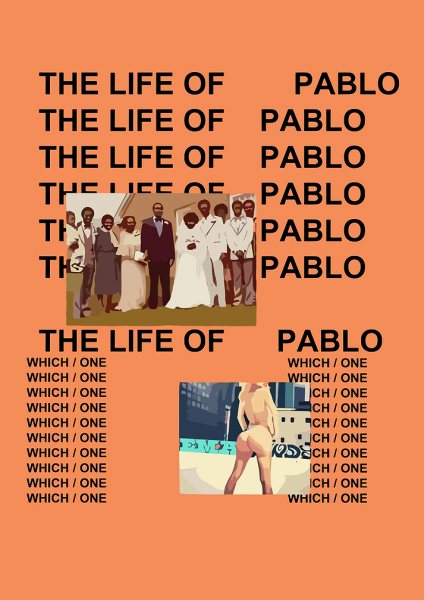 Kanye West The Life of Pablo Album Müzik Posteri – Duvar Tablosu duvarda gerçek ölçek