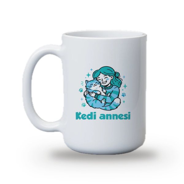 "Kedi annesi" Baskılı Kupa