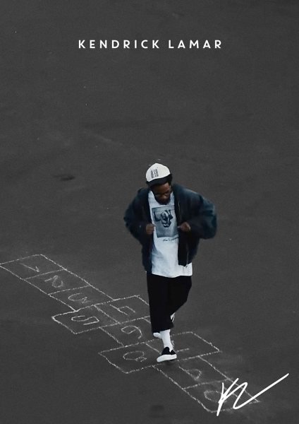 Kendrick Lamar Müzik Posteri – Duvar Tablosu duvarda gerçek ölçek