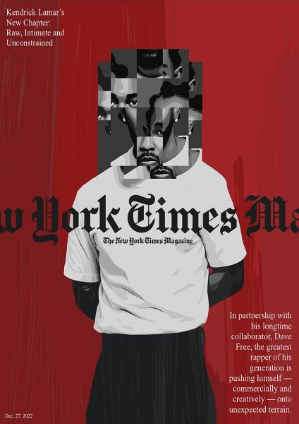 Kendrick Lamar Müzik Posteri – Duvar Tablosu duvarda gerçek ölçek