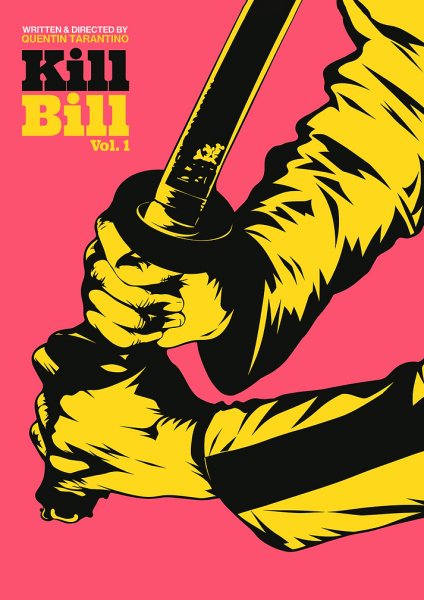 Kill Bill Vol. 1 Minimalist Film Posteri – Duvar Tablosu duvarda gerçek ölçek