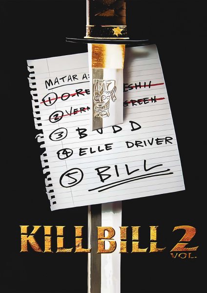 Kill Bill Vol. 2 Movie Film Posteri – Duvar Tablosu duvarda gerçek ölçek