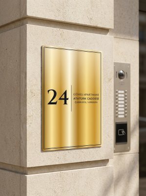 Klasik Apartman Tabelası