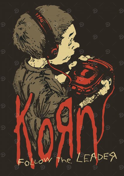 Korn Müzik Posteri – Duvar Tablosu duvarda gerçek ölçek