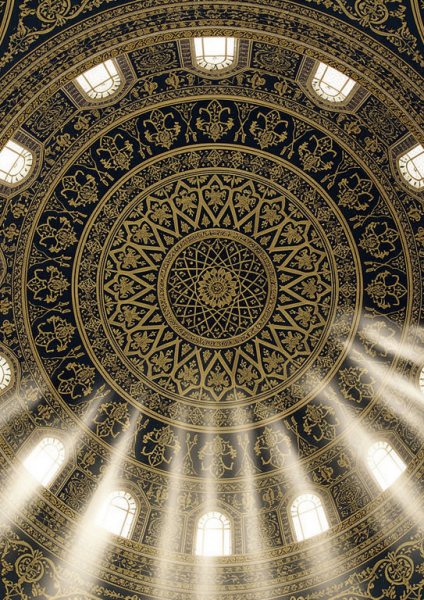 Kubbe İçi Posteri – Minyatür Duvar Tablosu