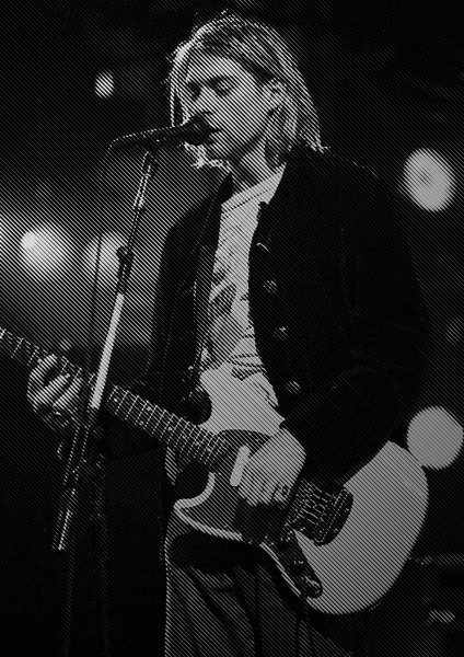 Kurt Cobain Müzik Posteri – Duvar Tablosu poster görseli