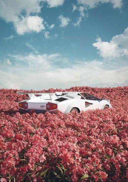 Lamborghini Countach 5000 Araba Posteri – Duvar Tablosu poster görseli