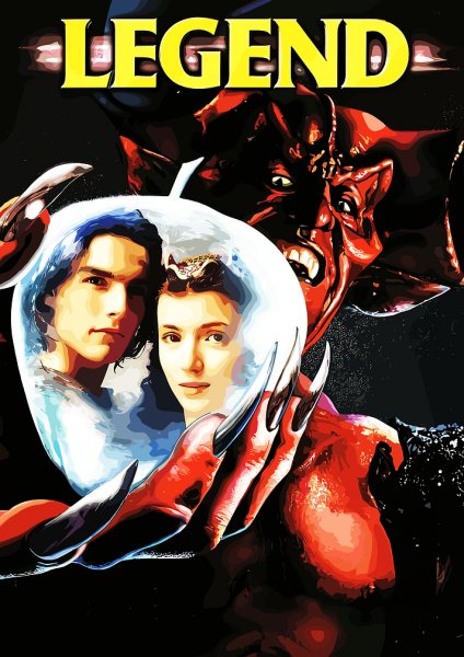 Legend Movie Film Posteri – Duvar Tablosu duvarda gerçek ölçek