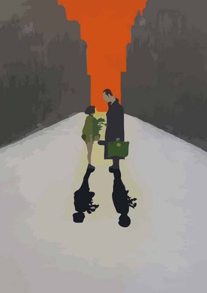 Leon The Professional Film Posteri – Duvar Tablosu duvarda gerçek ölçek