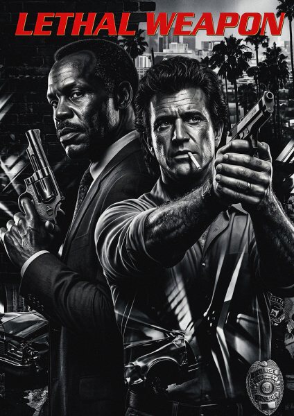 Lethal Weapon Movie Film Posteri – Duvar Tablosu