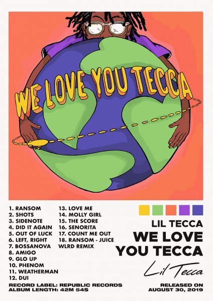 Lil Tecca - We Love You Tecca Müzik Posteri – Duvar Tablosu