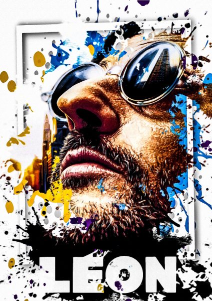 Lon The Professional Film Posteri – Duvar Tablosu duvarda gerçek ölçek