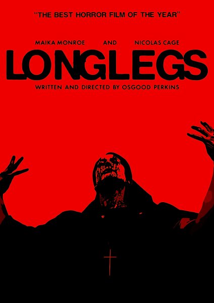 Longlegs Movie Film Posteri – Duvar Tablosu duvarda gerçek ölçek