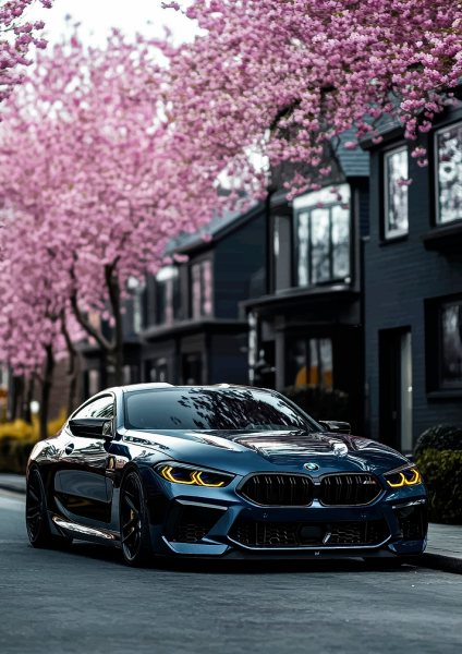 luxurious BMW Araba Posteri – Duvar Tablosu duvarda gerçek ölçek