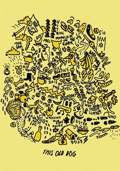 Mac DeMarco This Old Dog Artwork Müzik Posteri – Duvar Tablosu duvarda gerçek ölçek