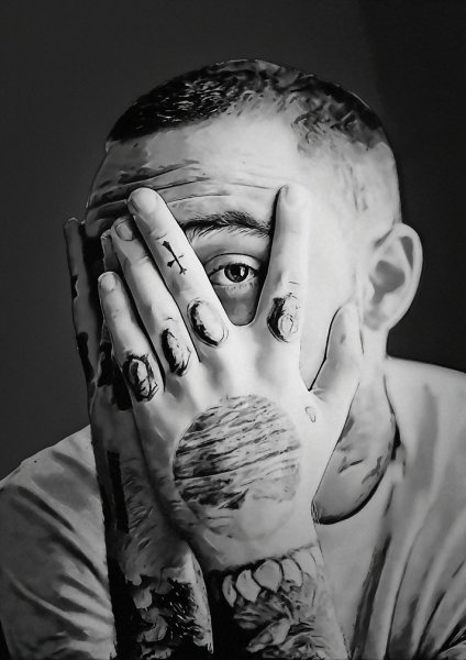 Mac Miller bwg Müzik Posteri – Duvar Tablosu poster görseli