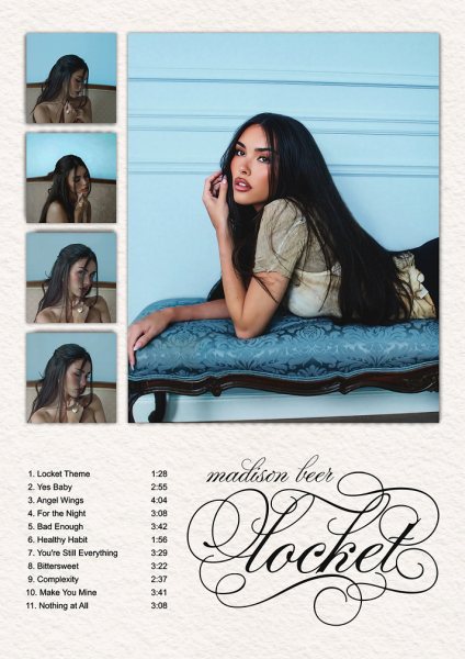 Madison Beer Locket Album Müzik Posteri – Duvar Tablosu poster görseli