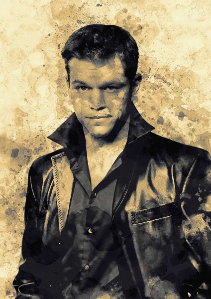 Matt Damon Film Posteri – Duvar Tablosu poster görseli