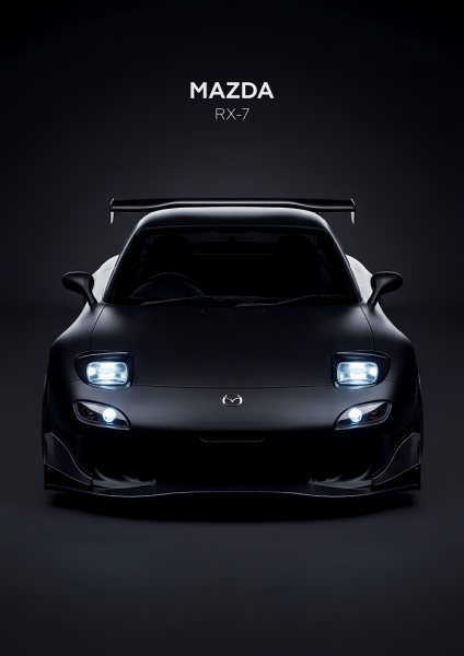 Mazda RX-7 Araba Posteri – Duvar Tablosu poster görseli