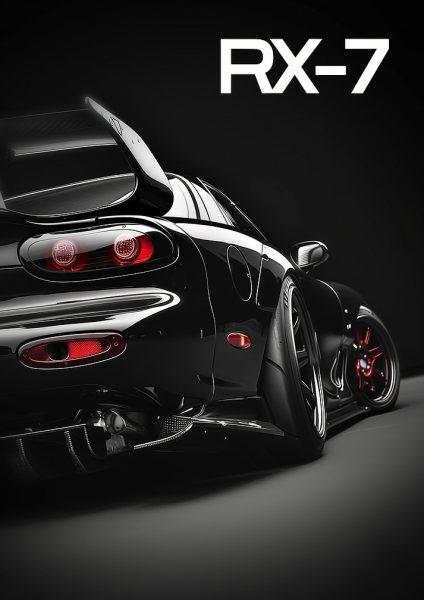 Mazda RX7 Araba Posteri – Duvar Tablosu poster görseli