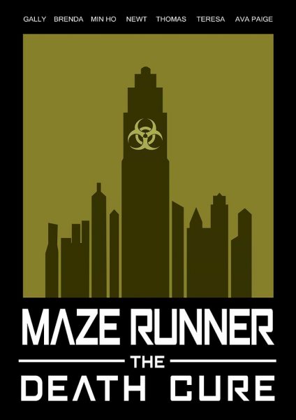 Maze Runner The Death Cure Film Posteri – Duvar Tablosu poster görseli