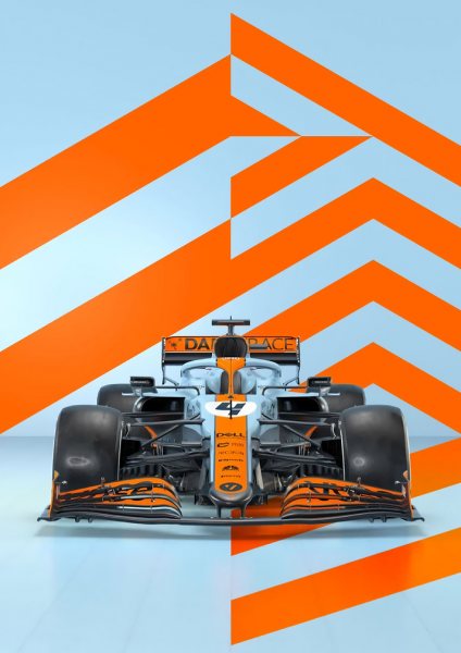 Mclaren F1 Lando Noris Araba Posteri – Duvar Tablosu