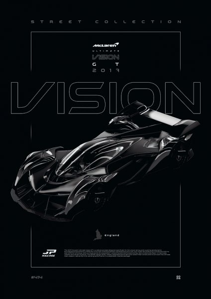 McLaren Vision GT Concept Car Araba Posteri – Duvar Tablosu