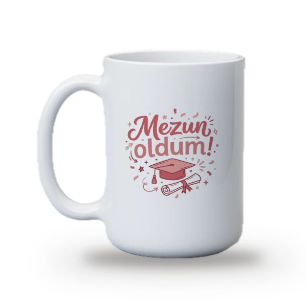 "Mezun oldum!" Baskılı Kupa