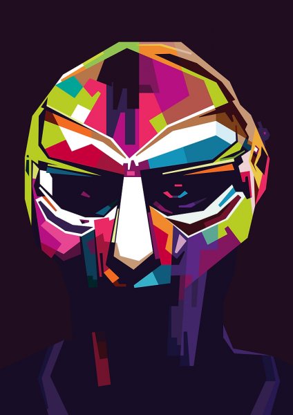 MF DOOM Müzik Posteri – Duvar Tablosu duvarda gerçek ölçek