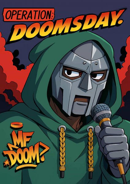 MF DOOM Operation Doomsday Müzik Posteri – Duvar Tablosu duvarda gerçek ölçek