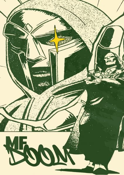 Mf doom rapper music Müzik Posteri – Duvar Tablosu