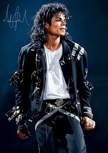 Michael Jackson Müzik Posteri – Duvar Tablosu