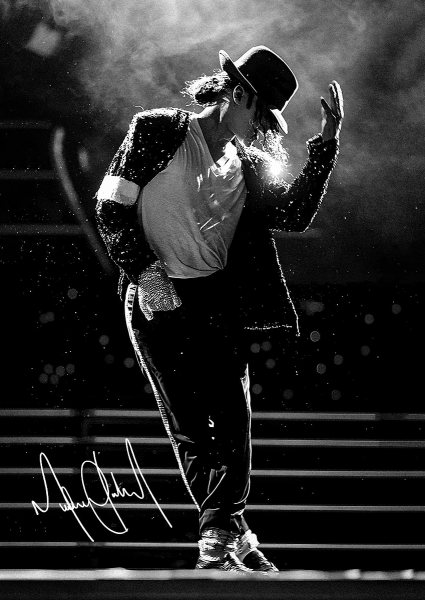 Michael Jackson Performing Müzik Posteri – Duvar Tablosu duvarda gerçek ölçek