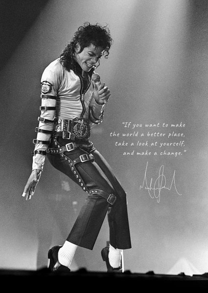 Michael Jackson Performing Müzik Posteri – Duvar Tablosu duvarda gerçek ölçek