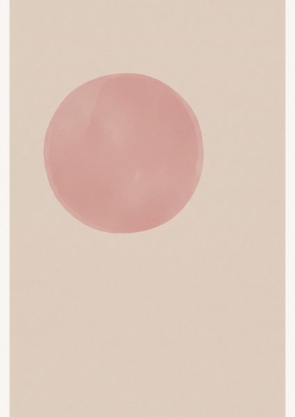 Minimalist Sıfır Noktası Soyut Posteri – Minimal Duvar Tablosu duvarda gerçek ölçek