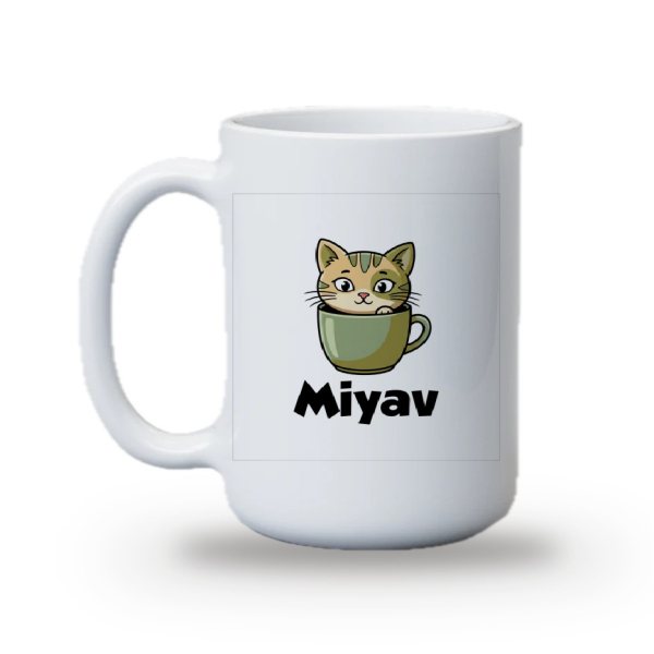 "Miyav" Baskılı Kupa