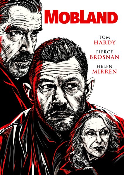 Mobland Movie Poster Art Film Posteri – Duvar Tablosu duvarda gerçek ölçek
