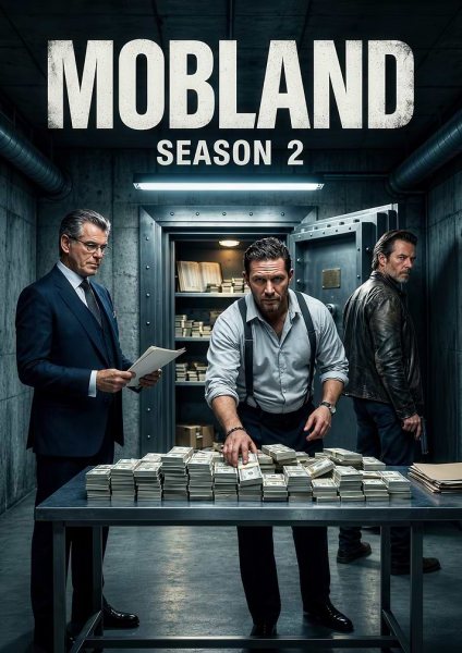 Mobland Season 2 Film Posteri – Duvar Tablosu duvarda gerçek ölçek