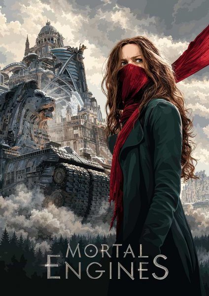 Mortal Engines Movie Film Posteri – Duvar Tablosu duvarda gerçek ölçek
