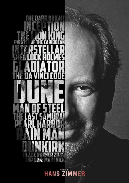 Music by Hans Zimmer Film Posteri – Duvar Tablosu poster görseli