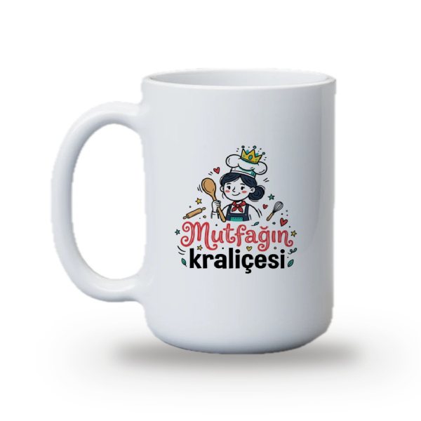 "Mutfağın kraliçesi" Baskılı Kupa