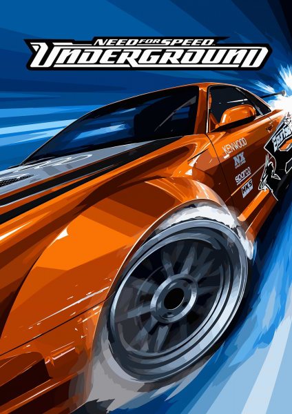 Need for Speed Underground Car Art Araba Posteri – Duvar Tablosu