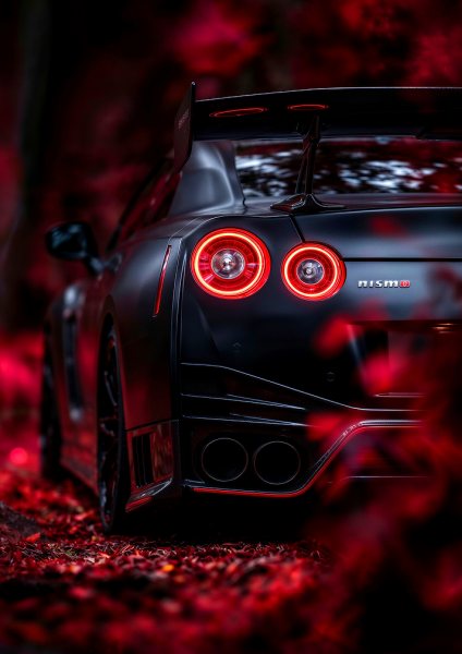 Nissan GT-R Nismo Rear View Araba Posteri – Duvar Tablosu poster görseli