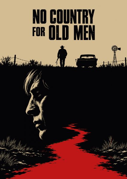 No Country for Old Men Film Posteri – Duvar Tablosu duvarda gerçek ölçek